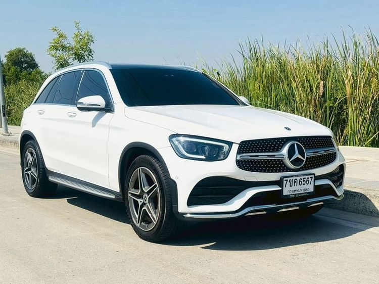 Mercedes-Benz GLC-Class 2021 GLC220d Utility-car ดีเซล ไม่ติดแก๊ส เกียร์อัตโนมัติ ขาว รูปที่ 3