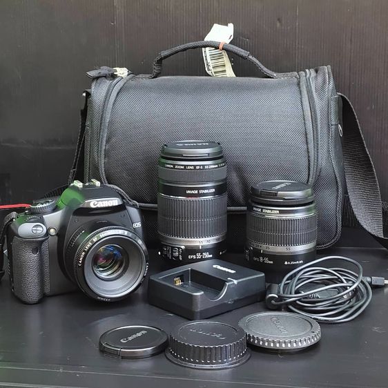 Canon EOS Kiss X2 + เลนส์ครบ 3 ตัว อุปกรณ์ครบทั้งชุด พร้อมกระเป๋า