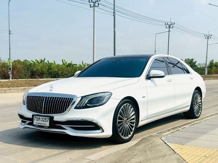 รถ Mercedes-Benz S-Class S500 สี ขาว