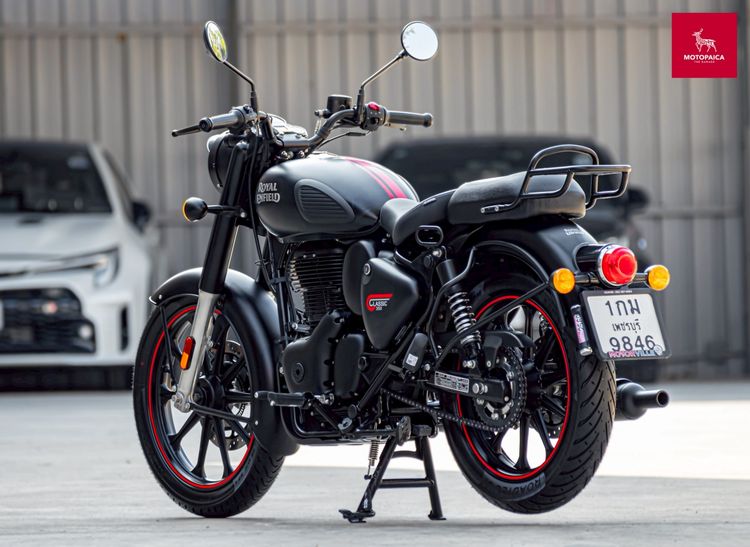 RoyalEnfield Classic350 Stealth Black ปี2024 มือเดียว วิ่ง1,000Km รูปที่ 5