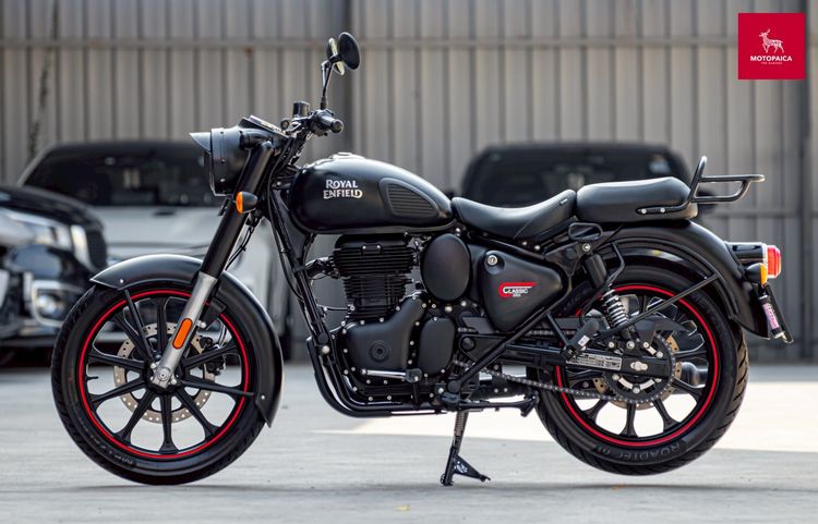 RoyalEnfield Classic350 Stealth Black ปี2024 มือเดียว วิ่ง1,000Km รูปที่ 4