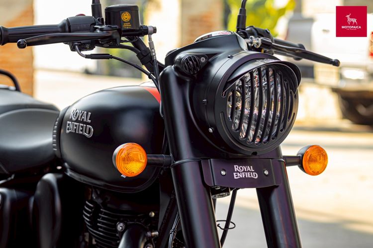 RoyalEnfield Classic350 Stealth Black ปี2024 มือเดียว วิ่ง1,000Km รูปที่ 8