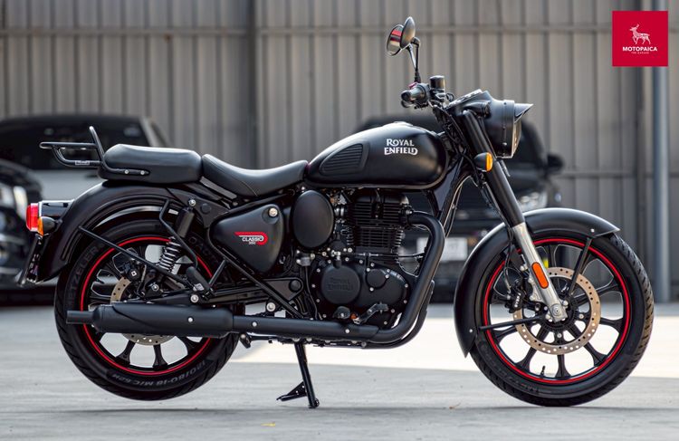 RoyalEnfield Classic350 Stealth Black ปี2024 มือเดียว วิ่ง1,000Km รูปที่ 3