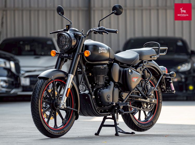 RoyalEnfield Classic350 Stealth Black ปี2024 มือเดียว วิ่ง1,000Km รูปที่ 2