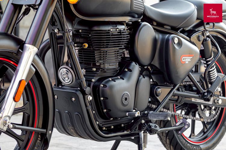 RoyalEnfield Classic350 Stealth Black ปี2024 มือเดียว วิ่ง1,000Km รูปที่ 9