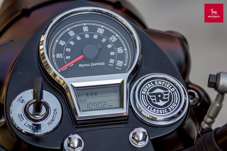 RoyalEnfield Classic350 Stealth Black ปี2024 มือเดียว วิ่ง1,000Km รูปที่ 6