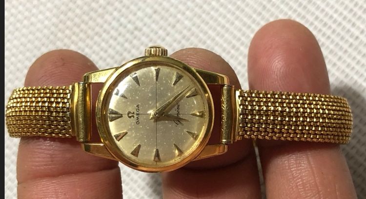 วินเทจ  Omega Geneve Gold-plated ladies รูปที่ 9