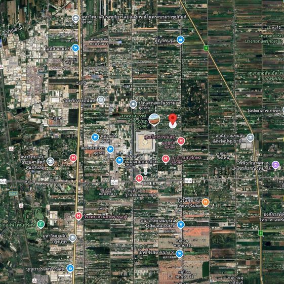 ขายที่ดินซอยคลองสาม 9ทับ9 พื้นที่ 104 ตร.ว.(สี่เหลี่ยมผืนผ้า) รูปที่ 3