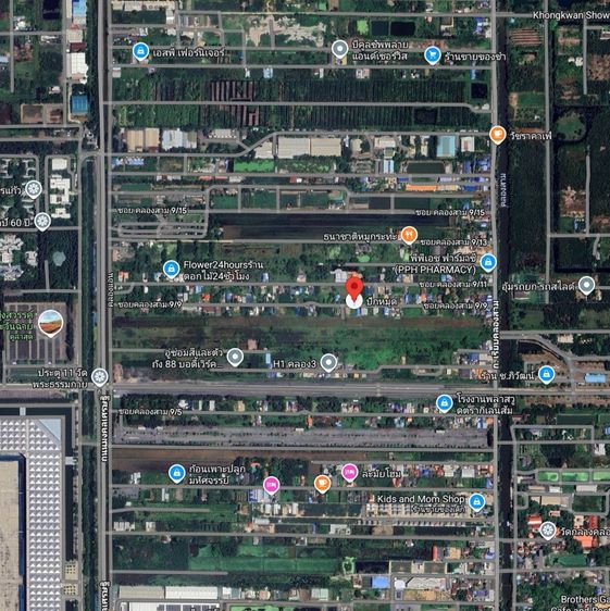ขายที่ดินซอยคลองสาม 9ทับ9 พื้นที่ 104 ตร.ว.(สี่เหลี่ยมผืนผ้า) รูปที่ 2