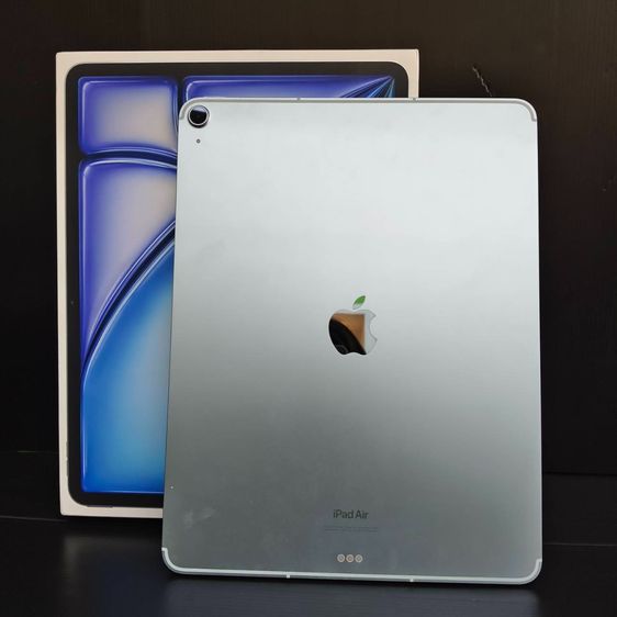 iPad Air 13 นิ้ว (M2) Wi-Fi + Cellular 128GB  ครบกล่อง  ประกันศูนย์ถึง 06-26  แบต 100 รูปที่ 3