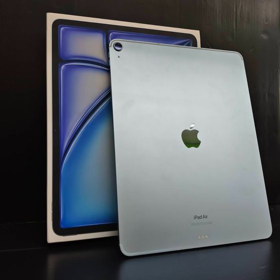 iPad Air 13 นิ้ว (M2) Wi-Fi + Cellular 128GB  ครบกล่อง  ประกันศูนย์ถึง 06-26  แบต 100 รูปที่ 2
