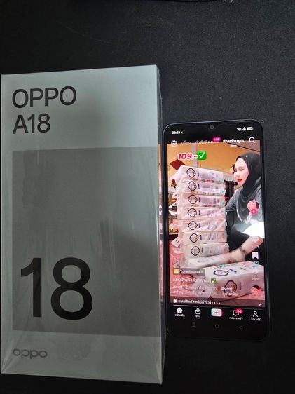 OPPO A18 ใช้งานน้อยมาก สภาพใหม่มาก รูปที่ 2