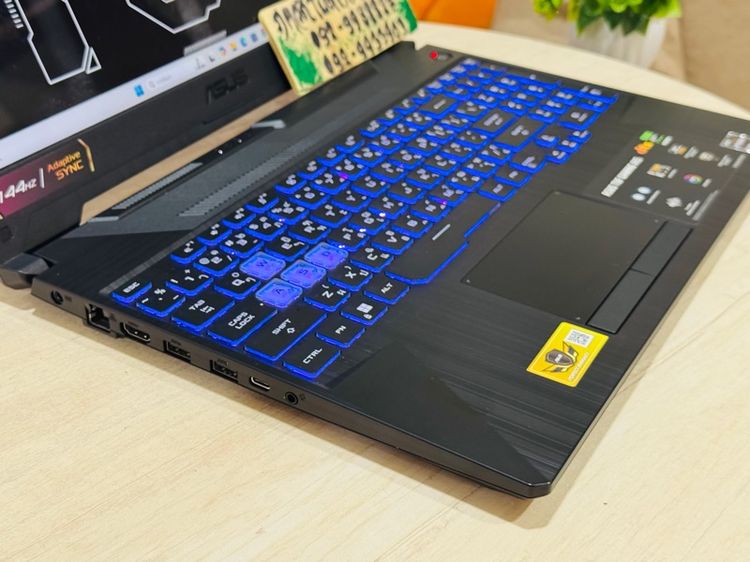 Asus Tuf Gaming Ryzen5 Series7 การ์ดจอแยก Nvidia RTX2050 ,Ram 8G , M.2 Pcle 512G จอ15.6" Full HD 144Hz คีย์บอร์ดมีไฟ RGB ประกันศูนย์  รูปที่ 6