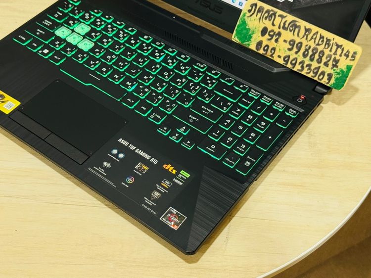 Asus Tuf Gaming Ryzen5 Series7 การ์ดจอแยก Nvidia RTX2050 ,Ram 8G , M.2 Pcle 512G จอ15.6" Full HD 144Hz คีย์บอร์ดมีไฟ RGB ประกันศูนย์  รูปที่ 12