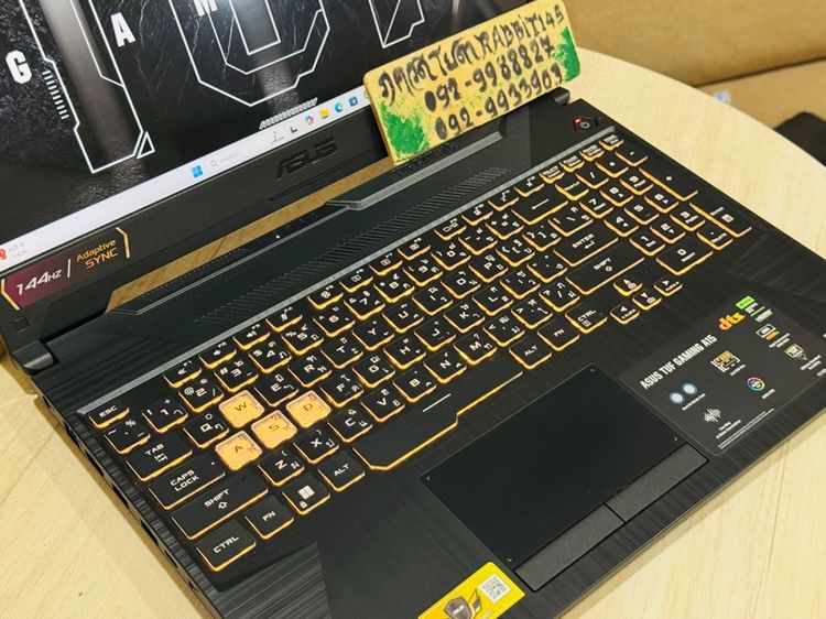 Asus Tuf Gaming Ryzen5 Series7 การ์ดจอแยก Nvidia RTX2050 ,Ram 8G , M.2 Pcle 512G จอ15.6" Full HD 144Hz คีย์บอร์ดมีไฟ RGB ประกันศูนย์  รูปที่ 5