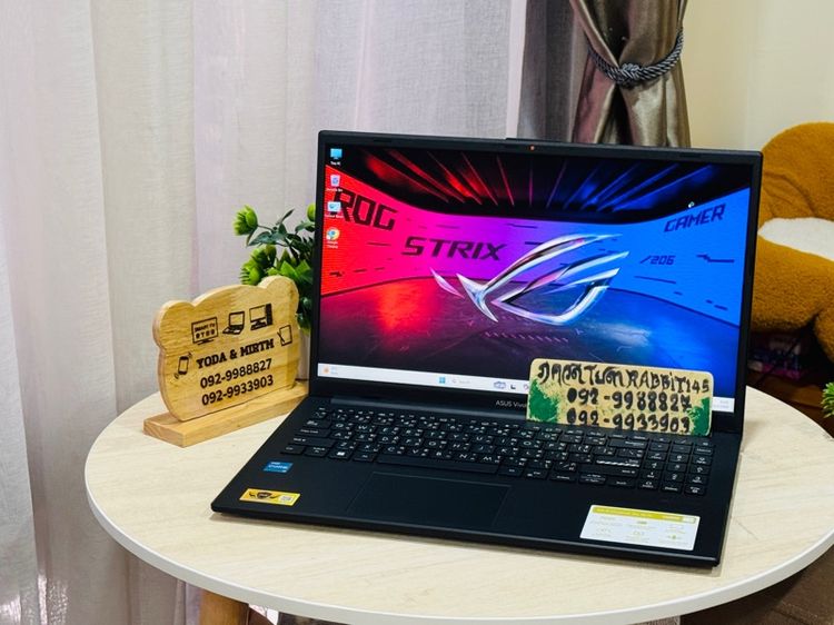 Asus VivoBook Go15 Core i3 Gen N, Ram 8G , M.2 Pcle 512G  ประกันศูนย์ 2027 เล่นเกมออนไลน์ เทรดหุ้น เขียนแบบ ทำงานออฟฟิศ  รูปที่ 2