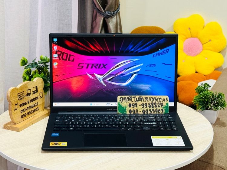Asus VivoBook Go15 Core i3 Gen N, Ram 8G , M.2 Pcle 512G  ประกันศูนย์ 2027 เล่นเกมออนไลน์ เทรดหุ้น เขียนแบบ ทำงานออฟฟิศ 