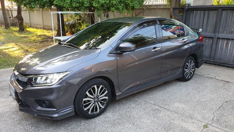 Honda City 2017 1.5 Sv i-VTEC Sedan เบนซิน เกียร์อัตโนมัติ เทา รูปที่ 2