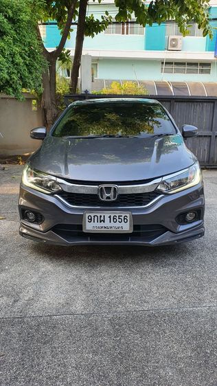 Honda City 2017 1.5 Sv i-VTEC Sedan เบนซิน เกียร์อัตโนมัติ เทา รูปที่ 4
