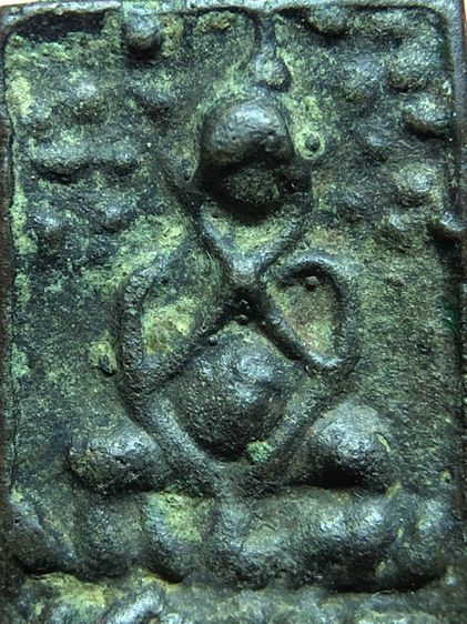 เหรียญหล่อวัดนางสาวเนื้อสัมฤทธิ์พร้อมตลับเงิน รูปที่ 7