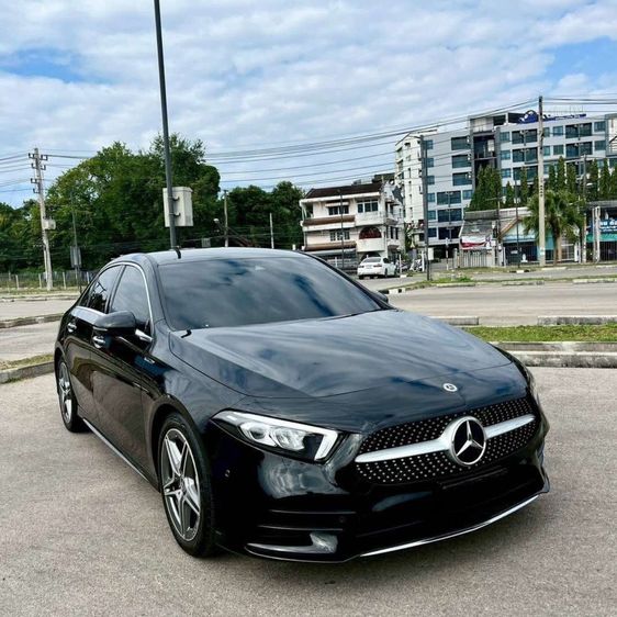 Mercedes-Benz A-Class 2023 A200 Sedan เบนซิน ไม่ติดแก๊ส เกียร์อัตโนมัติ ดำ รูปที่ 3