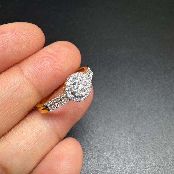 แหวนทองแท้เพชรแท้สวยมาก รูปที่ 8