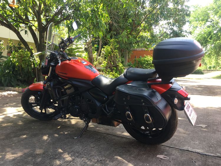 ขายด่วน Kawasaki Vulcan 650cc ปี 2015 สีส้ม-ดำสวยสะดุด (1.3 แสน)