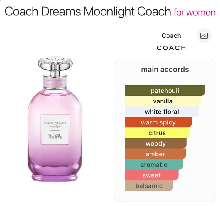 น้ำหอมแท้ 💯 Coach Dreams Moonlight 90ml (Tester box ) กลิ่นคุณหนูดูแพง หอมละมุนติดทน คุ้มเกินราคา ส่งฟรี รูปที่ 2