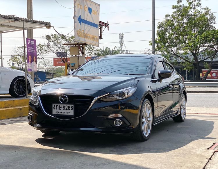 Mazda Mazda3 2016 2.0 S Sedan เบนซิน ไม่ติดแก๊ส เกียร์อัตโนมัติ ดำ รูปที่ 3