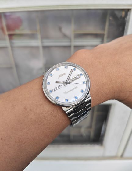 นาฬิกา​ Vintage​ Mido​ Commander Ocean Star​ 8269​ หลักพลอยฟ้า​ หายากมาก​ แบ่งปันถูกที่สุดครับ รูปที่ 7