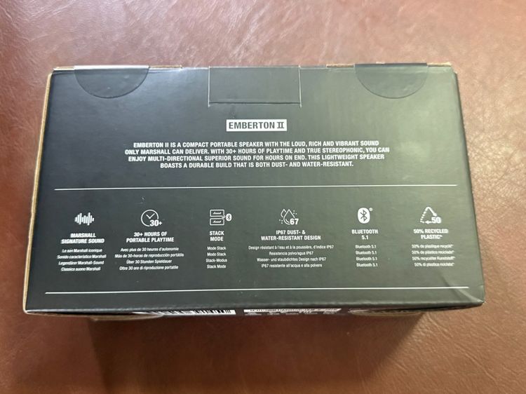 Marshall Emberton II สีครีม มือหนึ่ง รูปที่ 4