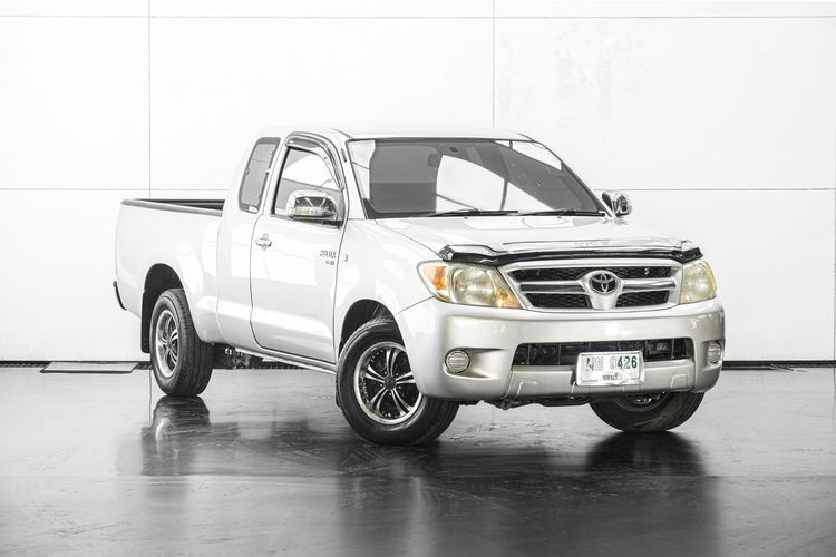 Toyota Hilux Vigo 2008 2.5 E Pickup เบนซิน ไม่ติดแก๊ส เกียร์ธรรมดา เทา