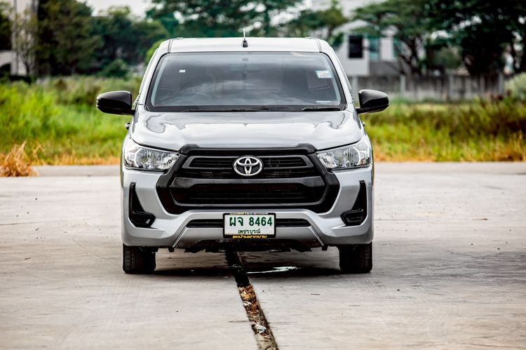 Toyota Hilux Revo 2012 2.4 Entry Pickup ดีเซล ไม่ติดแก๊ส เกียร์ธรรมดา เทา รูปที่ 2