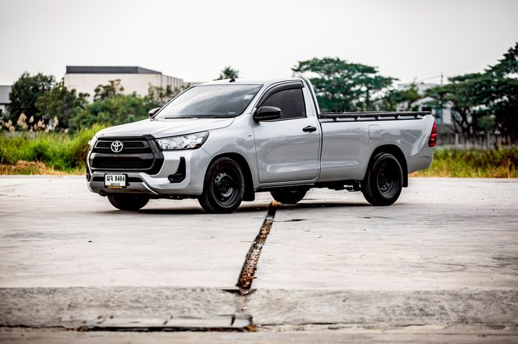 Toyota Hilux Revo 2012 2.4 Entry Pickup ดีเซล ไม่ติดแก๊ส เกียร์ธรรมดา เทา รูปที่ 3