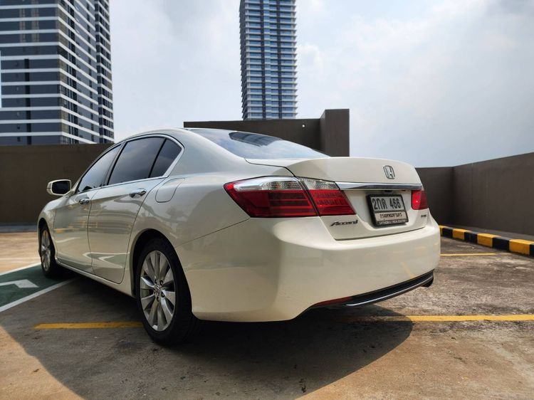 Honda Accord 2013 2.0 EL i-VTEC Sedan เบนซิน ไม่ติดแก๊ส เกียร์อัตโนมัติ ขาว รูปที่ 4