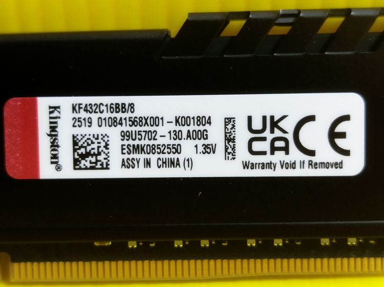 ของใหม่ แรม Kingston Fury DDR4 บัส3200 ความจุ 8gb มือหนึ่ง รับเครมมาจากAdvice เปิดแพคเพื่อเทสเท่านั้น  มีเก็บปลายทาง    รูปที่ 2