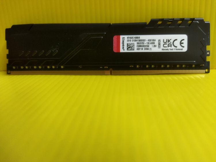 ของใหม่ แรม Kingston Fury DDR4 บัส3200 ความจุ 8gb มือหนึ่ง รับเครมมาจากAdvice เปิดแพคเพื่อเทสเท่านั้น  มีเก็บปลายทาง    รูปที่ 4