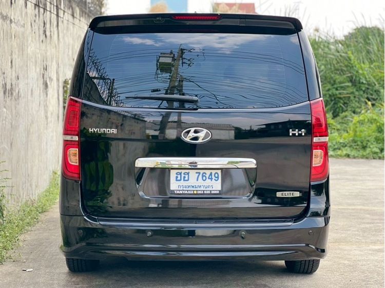 Hyundai H-1  2019 2.5 Elite Van ดีเซล ไม่ติดแก๊ส เกียร์อัตโนมัติ ดำ รูปที่ 4