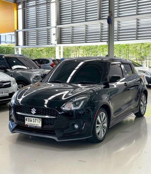 Suzuki Swift 2023 1.2 GLX Sedan เบนซิน ไม่ติดแก๊ส เกียร์อัตโนมัติ ดำ รูปที่ 3