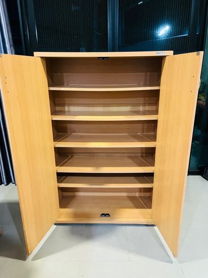 ตู้รองเท้าบานเปิดคู่สีบรีส 6 ชั้น ใส่กว่า 24 คู่ รูปที่ 4