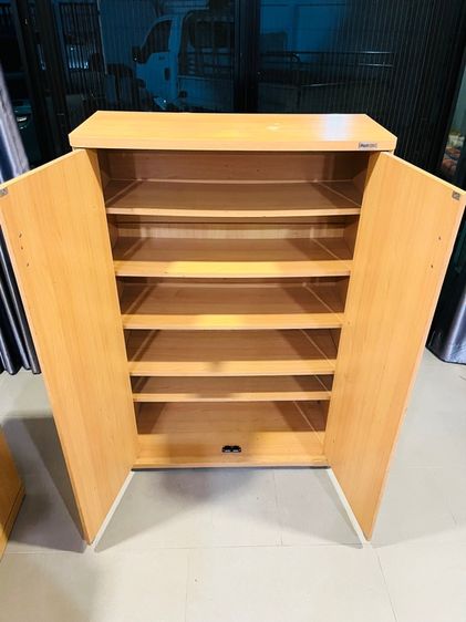 ตู้รองเท้าบานเปิดคู่สีบรีส 6 ชั้น ใส่กว่า 24 คู่ รูปที่ 6