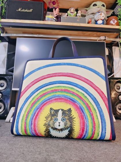หญิง หลากสี อื่นๆ กระเป๋าGucci x Louis Wain Cat Print Tote Bag

