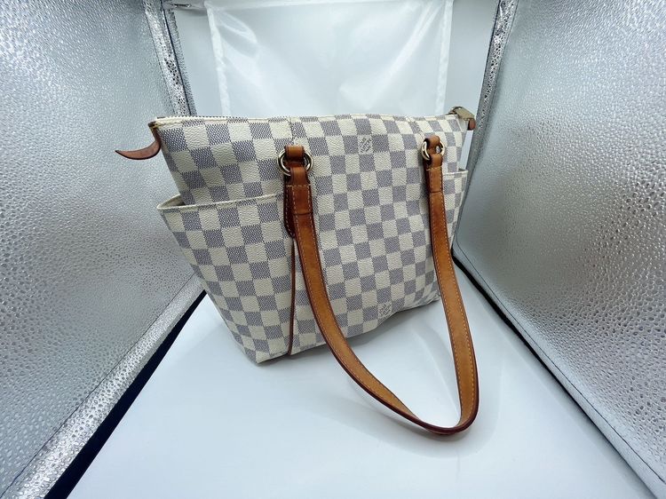 Louis Vuitton damier azur totally pm ปี2012  ของแท้  รูปที่ 12