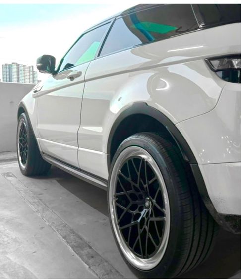 ขายล้อ Forged ขอบ 22“ 5รู108 หน้า 8.5 Et 25 หลัง 9.5 Et 15 สีดำเงาขอบเงิน รูปที่ 4