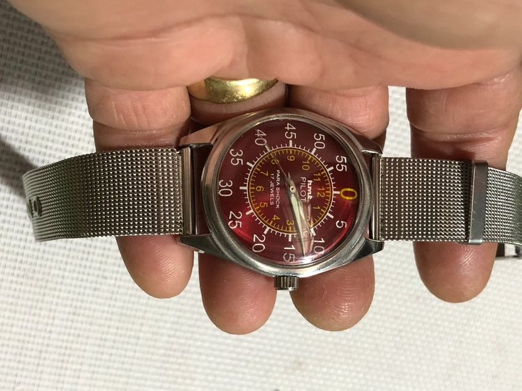 วินเทจ HMT PILOT PARA SHOCK 17 JEWELS รูปที่ 3