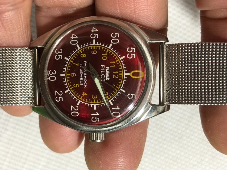 วินเทจ HMT PILOT PARA SHOCK 17 JEWELS รูปที่ 7