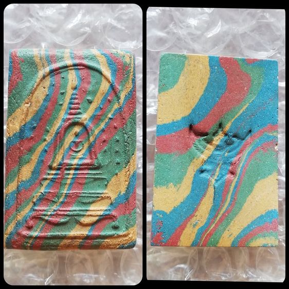 พระสมเด็จเบญจสิริหลังครุฑ พระสมเด็จวัดระฆังโรยผงตะไบทอง กรุวัดพระแก้ว คละพิมพ์ รูปที่ 3