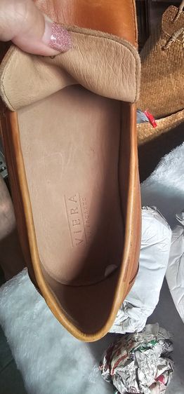 รองเท้าหนังแท้ผช.สีน้ำตาล viera by ragazze เบอร์40 สภาพดี รูปที่ 8