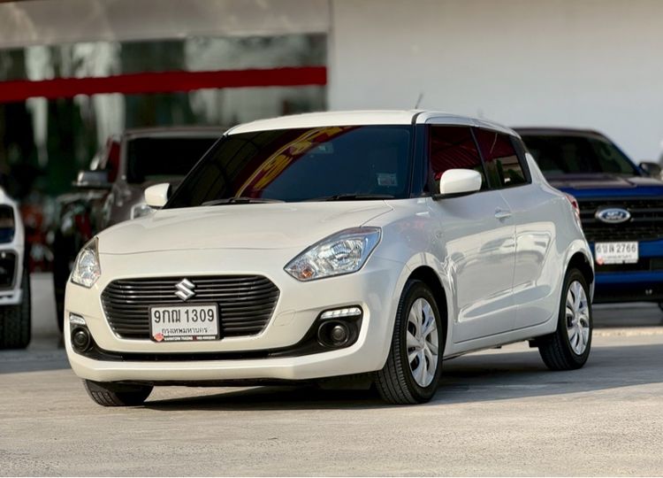 Suzuki Swift 2019 1.2 GL Sedan เบนซิน ไม่ติดแก๊ส เกียร์อัตโนมัติ ขาว