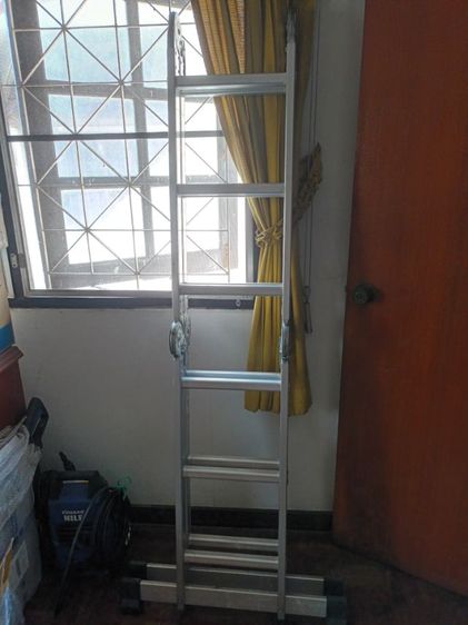 บันไดอลูมิเนียมพับได้ 12ขั้น สภาพดี พร้อมใช้งาน รูปที่ 4